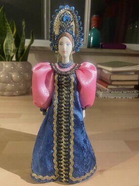 Porcelain handpainted doll